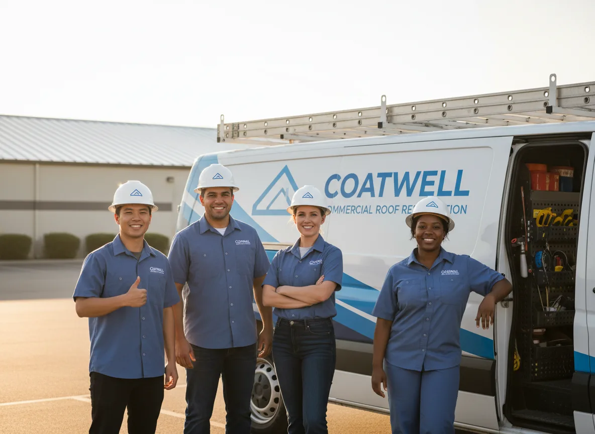 Commercial roof coating company in Shiner, TX